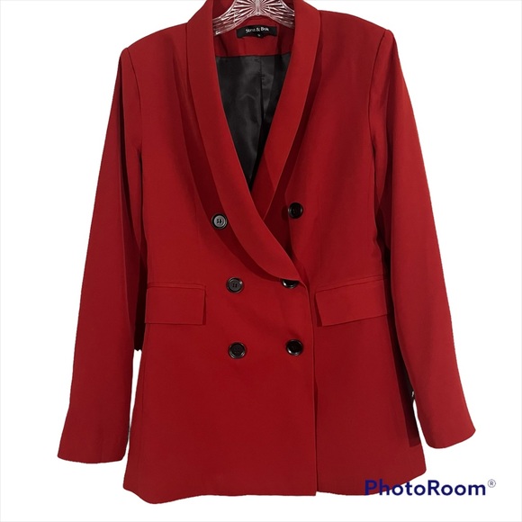 Strut & Bolt Jackets & Blazers - Strut & Bolt size Small red orange blazer